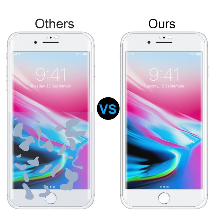 50 PCS for iPhone 8 & 7 0.1mm HD 3D Curved PET Full Screen Protector, No Retail Package