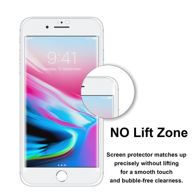 50 PCS for iPhone 8 & 7 0.1mm HD 3D Curved PET Full Screen Protector, No Retail Package