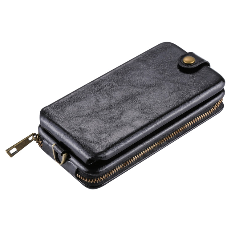 For iPhone SE 2020 & 8 & 7 Wallet Style Retro Cowhide Texture Vertical Flip PU Case with Card Slots & Wallet & Photo Frame
