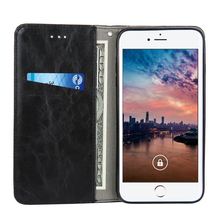 Retro Book Design Horizontal Flip PU Leather Case For iPhone SE 2020 & 8 & 7, with Holder & Card Slots