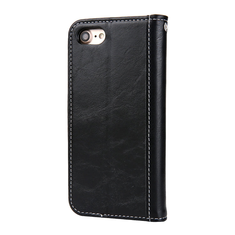Retro Book Design Horizontal Flip PU Leather Case For iPhone SE 2020 & 8 & 7, with Holder & Card Slots