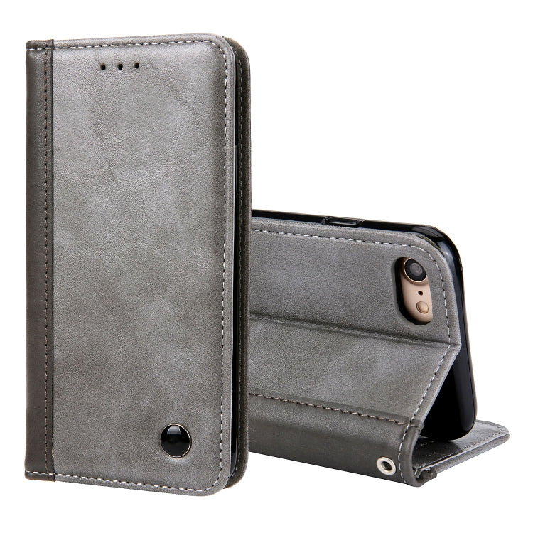 Retro Book Design Horizontal Flip PU Leather Case For iPhone SE 2020 & 8 & 7, with Holder & Card Slots