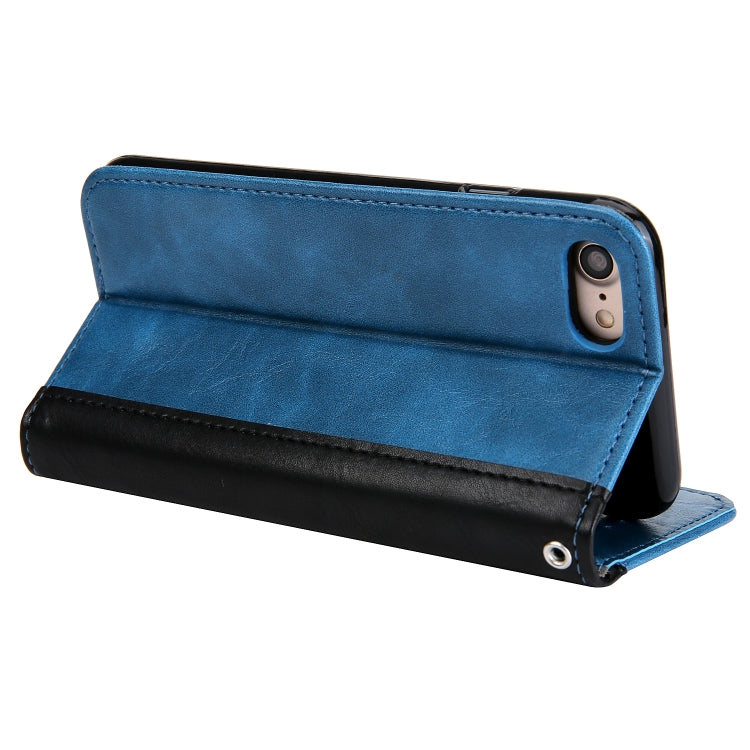 Retro Book Design Horizontal Flip PU Leather Case For iPhone SE 2020 & 8 & 7, with Holder & Card Slots