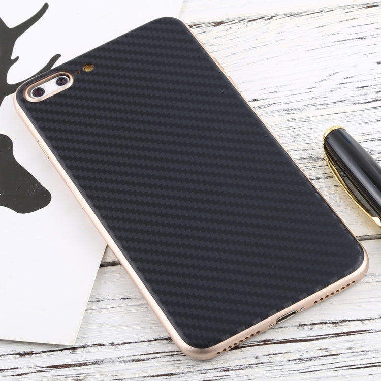 Carbon Fiber Texture Back Protective Cover for iPhone 7 Plus / 8 Plus