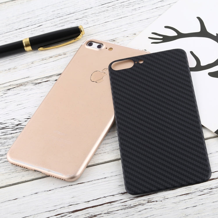Carbon Fiber Texture Back Protective Cover for iPhone 7 Plus / 8 Plus