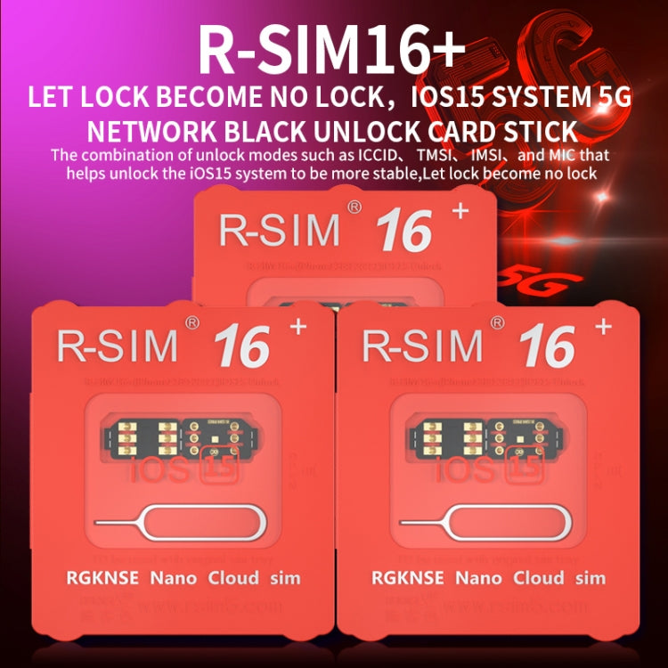 R-SIM 16+ Turns Locked Into Unlocked iOS15 System Universal 5G Unlocking Card