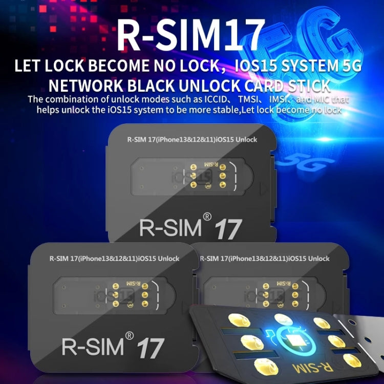 R-SIM 17 Turns Locked Into Unlocked iOS15 System Universal 5G Unlocking Card