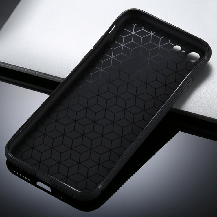 For iPhone 8 &7 Litchi Texture TPU Protective Soft Back Case