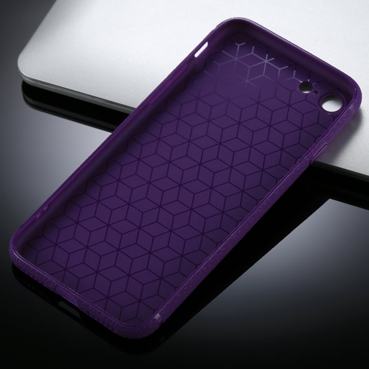 For iPhone 8 &7 Litchi Texture TPU Protective Soft Back Case