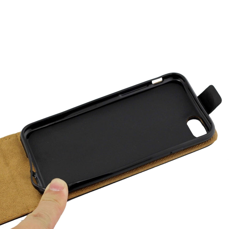 For iPhone SE 2020 & 8 & 7 TPU Business Style Vertical Flip Protective Leather Case with Card Slot