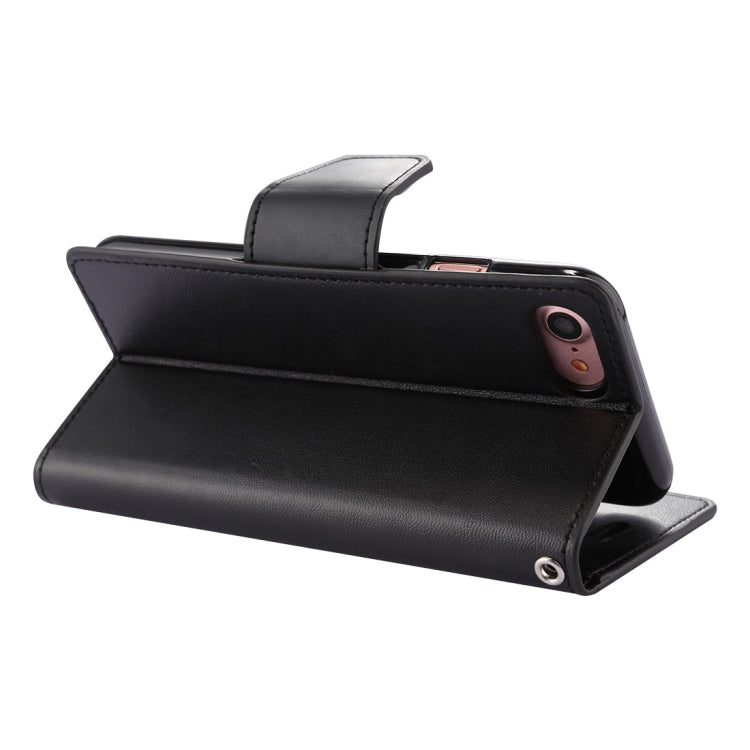 GOOSPERY SONATA DIARY For iPhone SE 2020 & 8 & 7 Business Style Magnetic Clasp Horizontal Flip Leather Case with Holder & Card Slots & Wallet
