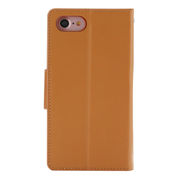 GOOSPERY SONATA DIARY For iPhone SE 2020 & 8 & 7 Business Style Magnetic Clasp Horizontal Flip Leather Case with Holder & Card Slots & Wallet