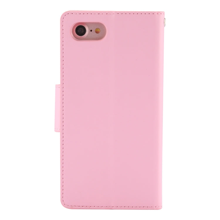 GOOSPERY SONATA DIARY For iPhone SE 2020 & 8 & 7 Business Style Magnetic Clasp Horizontal Flip Leather Case with Holder & Card Slots & Wallet