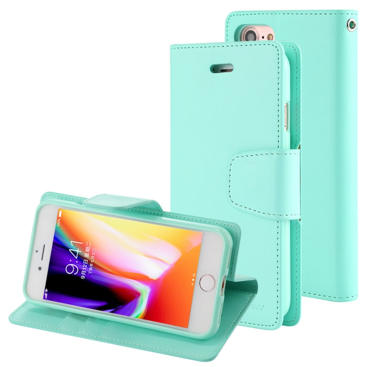 GOOSPERY SONATA DIARY For iPhone SE 2020 & 8 & 7 Business Style Magnetic Clasp Horizontal Flip Leather Case with Holder & Card Slots & Wallet