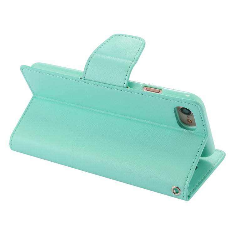 GOOSPERY SONATA DIARY For iPhone SE 2020 & 8 & 7 Business Style Magnetic Clasp Horizontal Flip Leather Case with Holder & Card Slots & Wallet