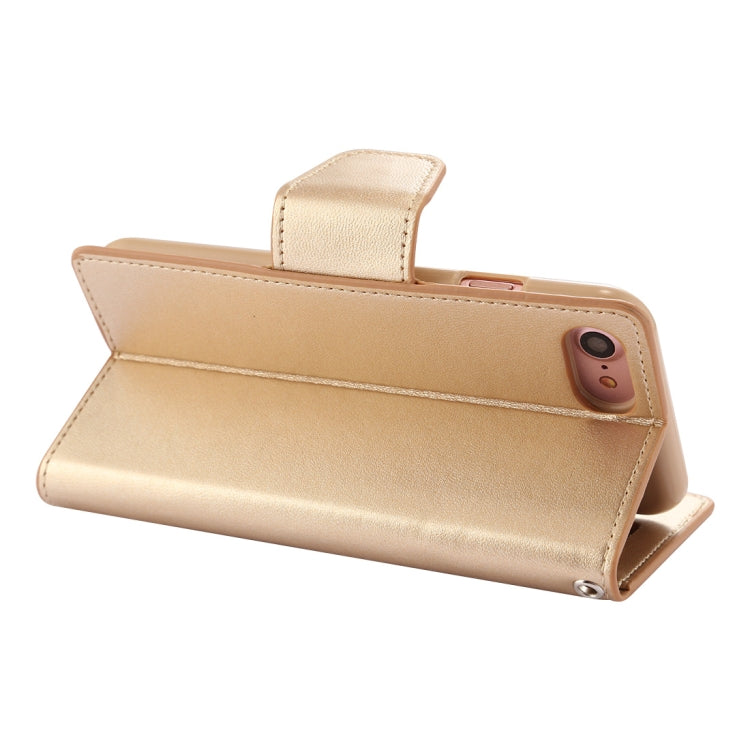 GOOSPERY SONATA DIARY For iPhone SE 2020 & 8 & 7 Business Style Magnetic Clasp Horizontal Flip Leather Case with Holder & Card Slots & Wallet