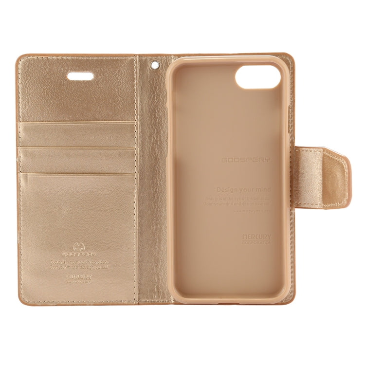 GOOSPERY SONATA DIARY For iPhone SE 2020 & 8 & 7 Business Style Magnetic Clasp Horizontal Flip Leather Case with Holder & Card Slots & Wallet