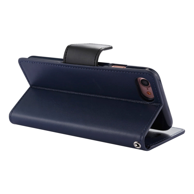 GOOSPERY SONATA DIARY For iPhone SE 2020 & 8 & 7 Business Style Magnetic Clasp Horizontal Flip Leather Case with Holder & Card Slots & Wallet
