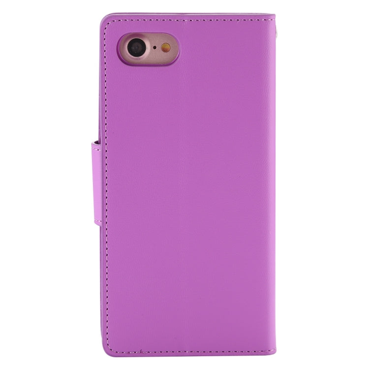 GOOSPERY SONATA DIARY For iPhone SE 2020 & 8 & 7 Business Style Magnetic Clasp Horizontal Flip Leather Case with Holder & Card Slots & Wallet