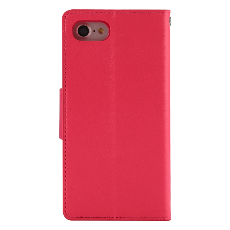 GOOSPERY SONATA DIARY For iPhone SE 2020 & 8 & 7 Business Style Magnetic Clasp Horizontal Flip Leather Case with Holder & Card Slots & Wallet