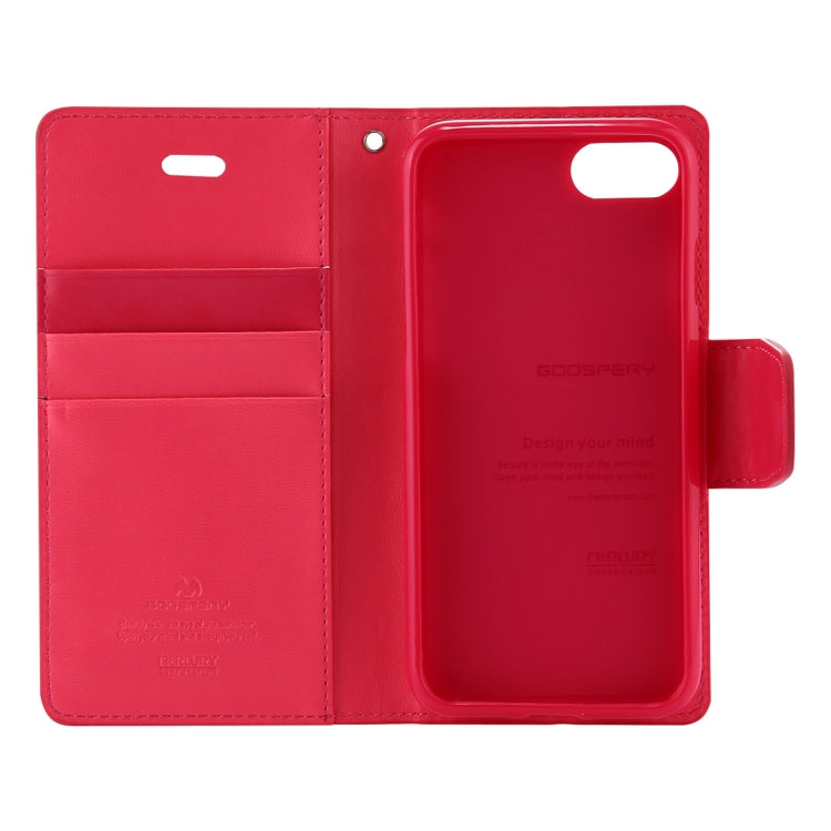 GOOSPERY SONATA DIARY For iPhone SE 2020 & 8 & 7 Business Style Magnetic Clasp Horizontal Flip Leather Case with Holder & Card Slots & Wallet
