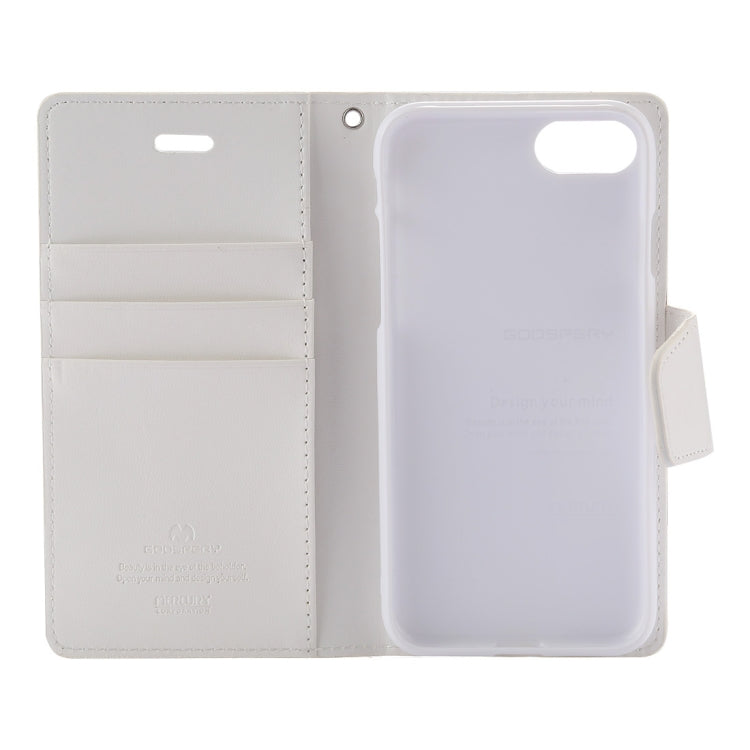 GOOSPERY SONATA DIARY For iPhone SE 2020 & 8 & 7 Business Style Magnetic Clasp Horizontal Flip Leather Case with Holder & Card Slots & Wallet