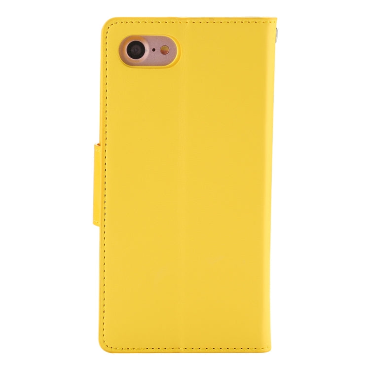 GOOSPERY SONATA DIARY For iPhone SE 2020 & 8 & 7 Business Style Magnetic Clasp Horizontal Flip Leather Case with Holder & Card Slots & Wallet