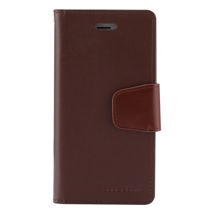 GOOSPERY SONATA DIARY For iPhone SE 2020 & 8 & 7 Business Style Magnetic Clasp Horizontal Flip Leather Case with Holder & Card Slots & Wallet