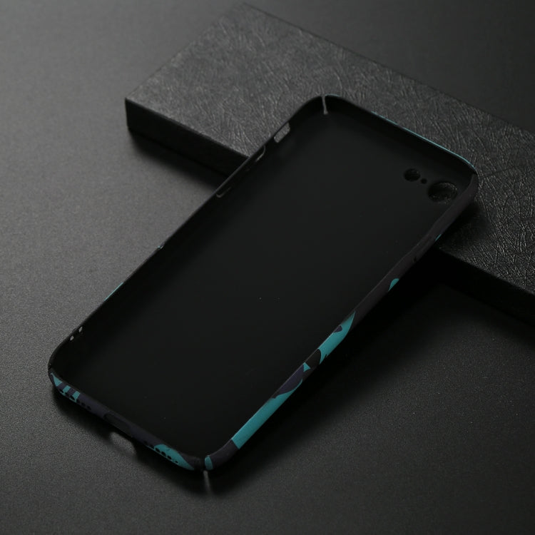 For iPhone SE 2020 & 8 & 7 Brave Pattern Luminous Protective Back Cover Case
