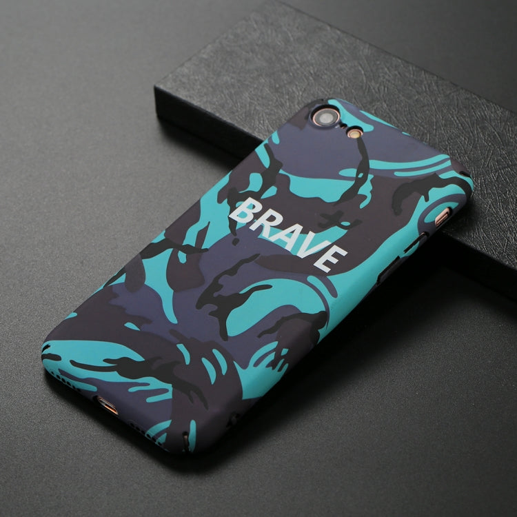 For iPhone SE 2020 & 8 & 7 Brave Pattern Luminous Protective Back Cover Case