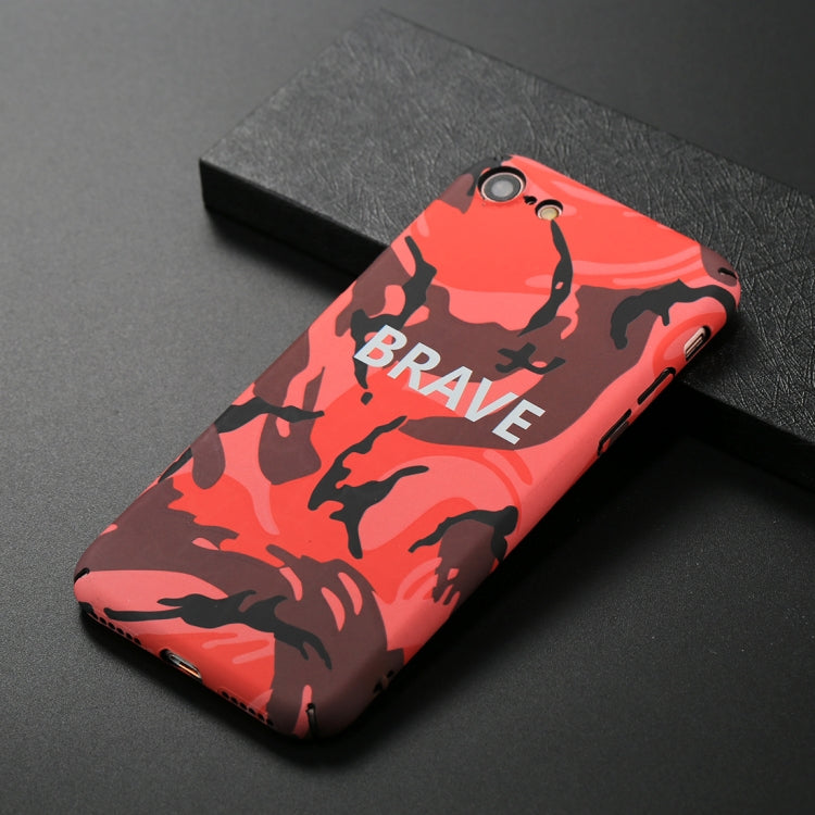 For iPhone SE 2020 & 8 & 7 Brave Pattern Luminous Protective Back Cover Case