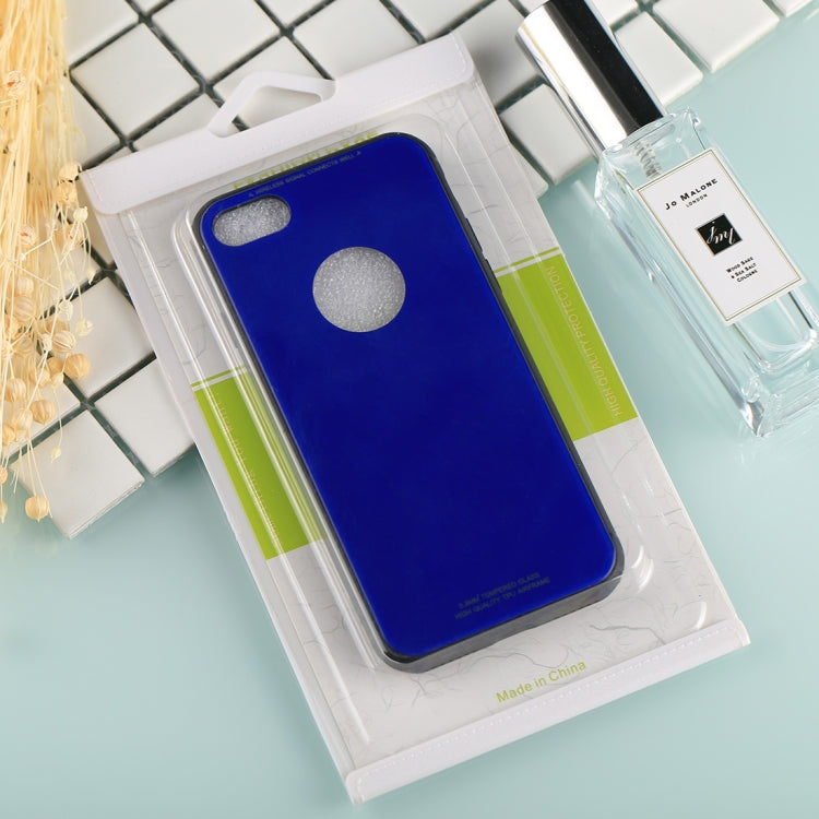 For iPhone SE 2020 & 8 & 7 0.8mm Tempered Glass High Quality TPU Airframe Protective Back Cover Case