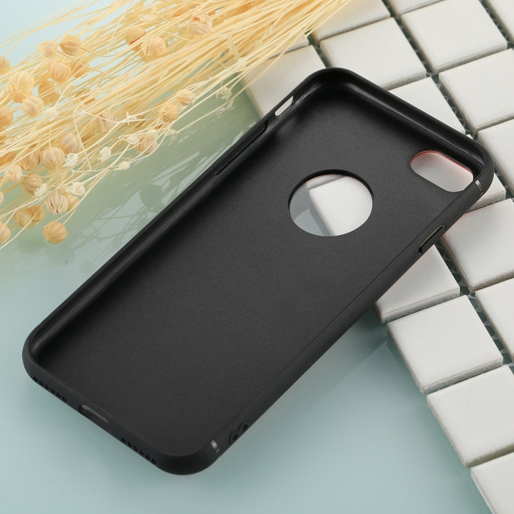 For iPhone SE 2020 & 8 & 7 0.8mm Tempered Glass High Quality TPU Airframe Protective Back Cover Case
