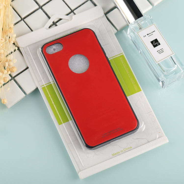 For iPhone SE 2020 & 8 & 7 0.8mm Tempered Glass High Quality TPU Airframe Protective Back Cover Case