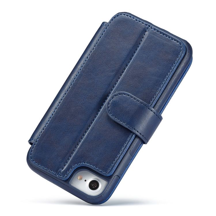 For iPhone 8 & 7 Detachable Retro PU Leather Texture Horizontal Flip Protective Leather Case with Card Slots & Holder & Wallet & Photo Frame