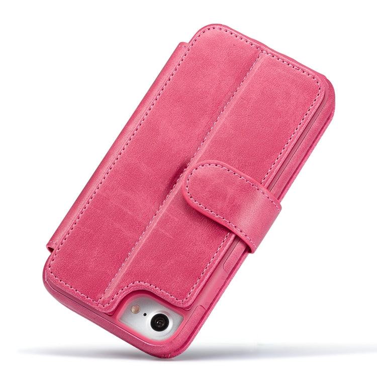 For iPhone 8 & 7 Detachable Retro PU Leather Texture Horizontal Flip Protective Leather Case with Card Slots & Holder & Wallet & Photo Frame