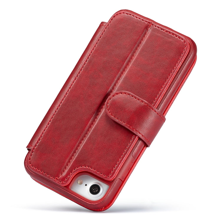 For iPhone 8 & 7 Detachable Retro PU Leather Texture Horizontal Flip Protective Leather Case with Card Slots & Holder & Wallet & Photo Frame
