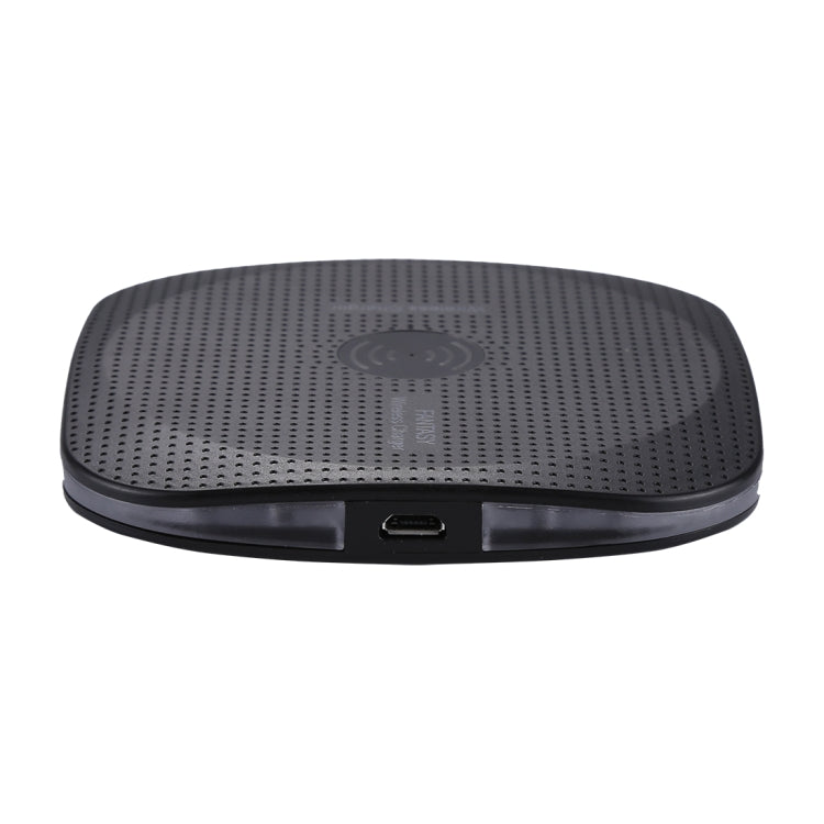 5V 1A Universal Square Qi Standard Fast Wireless Charger with Indicator Light