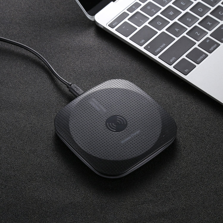5V 1A Universal Square Qi Standard Fast Wireless Charger with Indicator Light