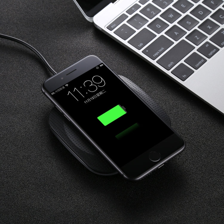5V 1A Universal Square Qi Standard Fast Wireless Charger with Indicator Light
