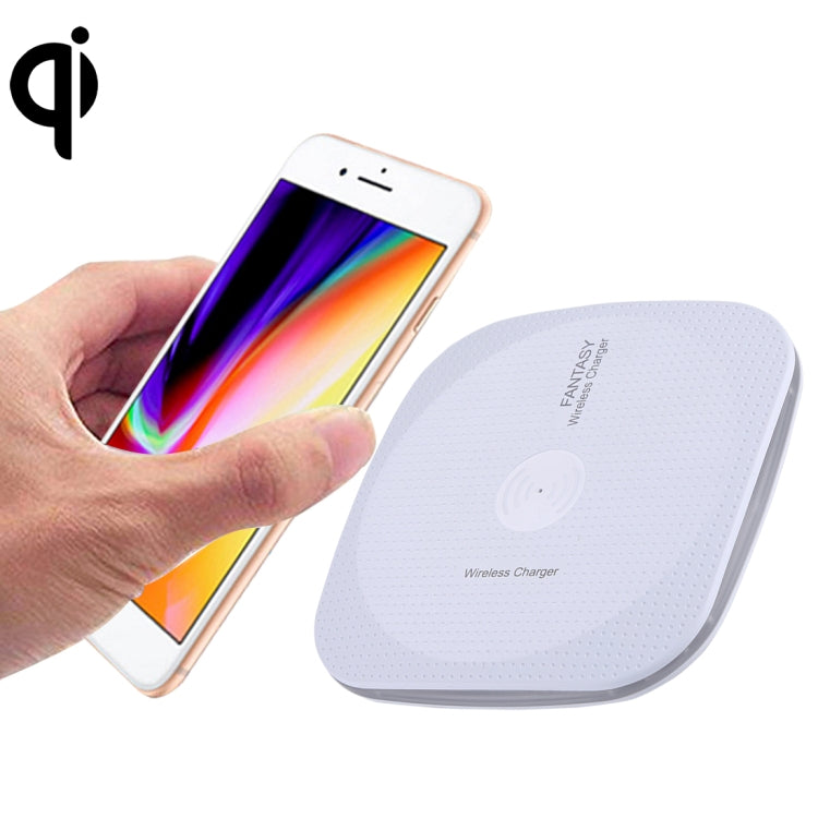 5V 1A Universal Square Qi Standard Fast Wireless Charger with Indicator Light