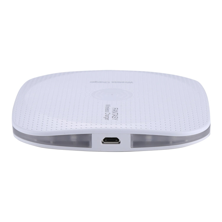 5V 1A Universal Square Qi Standard Fast Wireless Charger with Indicator Light