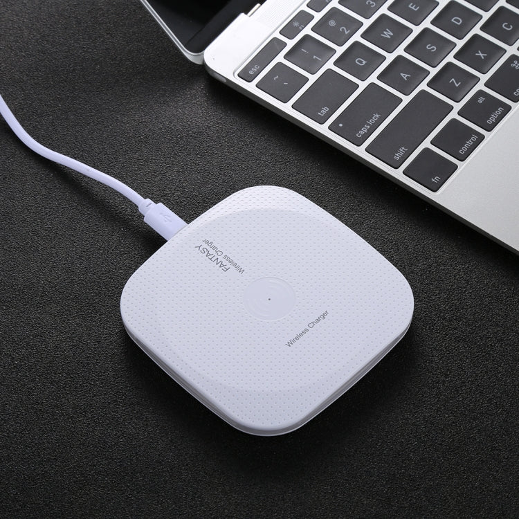 5V 1A Universal Square Qi Standard Fast Wireless Charger with Indicator Light