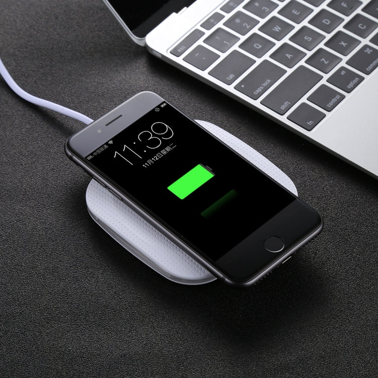 5V 1A Universal Square Qi Standard Fast Wireless Charger with Indicator Light