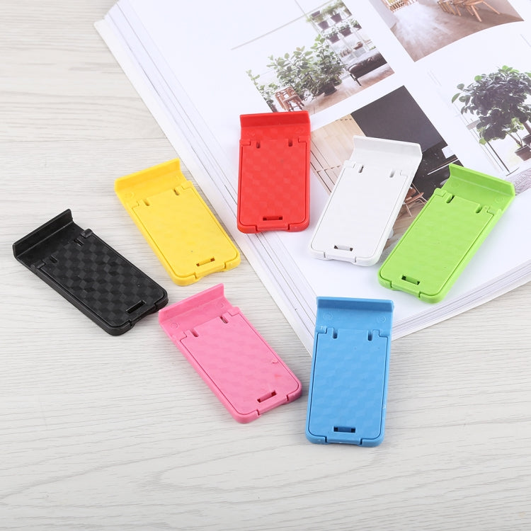 100 PCS Mini Universal Adjustable Foldable Phone Desk Holder, For iPhone, iPad, Samsung, Huawei, Xiaomi other Smartphones and Tablets, Random Color Delivery