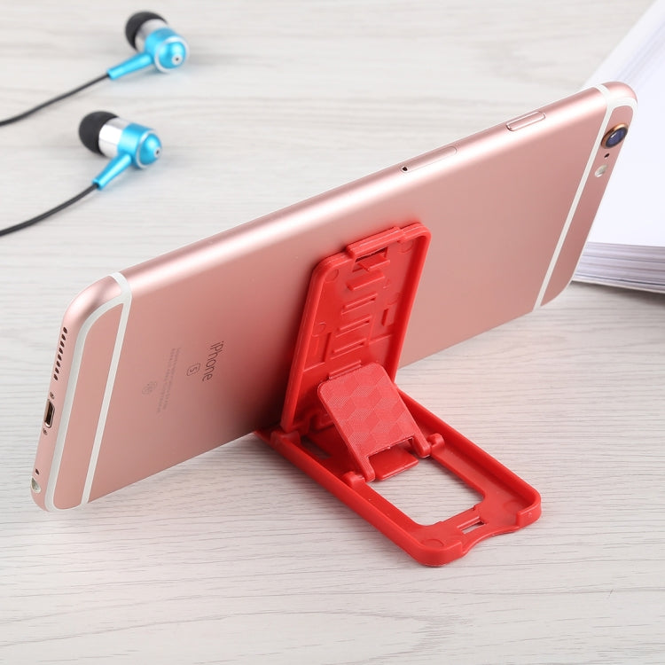 100 PCS Mini Universal Adjustable Foldable Phone Desk Holder, For iPhone, iPad, Samsung, Huawei, Xiaomi other Smartphones and Tablets, Random Color Delivery