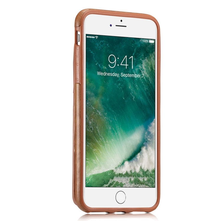 For iPhone SE 2020 & 8 & 7 Retro PU Leather Texture Vertical Flip Protective Leather Case with Card Slots & Wallet & Photo Frame
