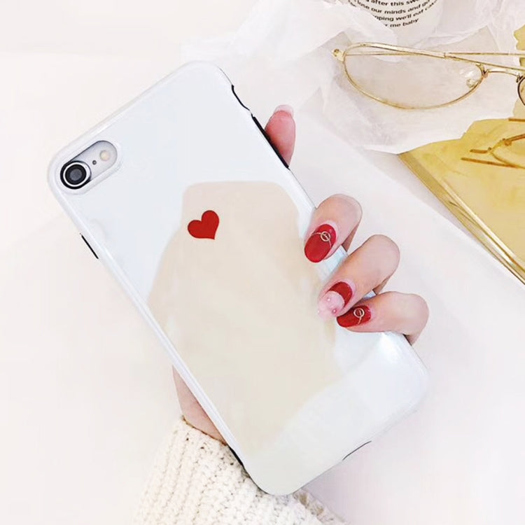 For iPhone SE 2020 & 8 & 7 Soft TPU Cute Little Hart Pattern Protective Back Cover Case
