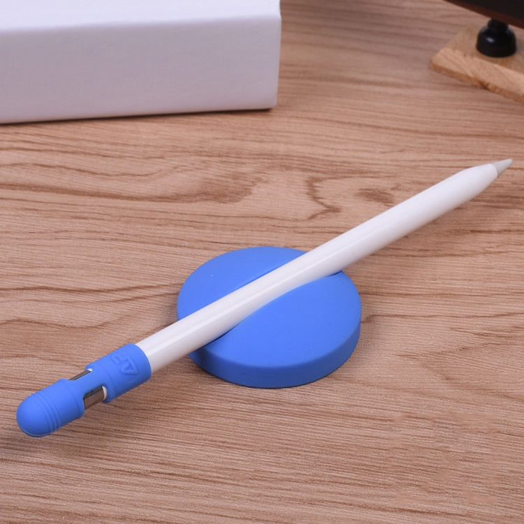 For Apple Pencil Creative Anti-lost (Pencil Cap + Storage Pencil Holder) TouchPen Silicone Protective Cap Set