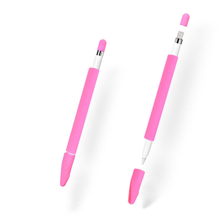 For Apple Pencil Creative 4 in 1 Anti-lost (Pencil Cap + Pencil Point + 2*Penholder Cover) TouchPen Silicone Protective Set